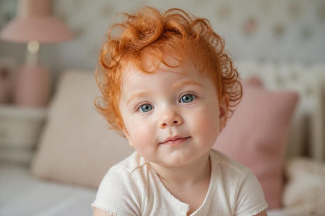 découvrez comment savoir si la jolie chevelure rousse naturelle de votre bébé va durer avec nos conseils pour mieux anticiper l'évolution de sa couleur de cheveux.