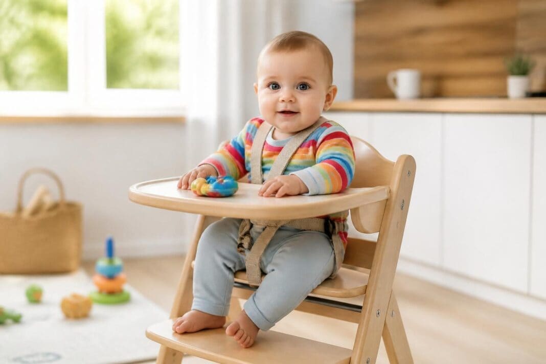 découvrez comment identifier les signes indiquant que votre bébé est prêt à utiliser une chaise haute et peut tenir assis en toute sécurité.
