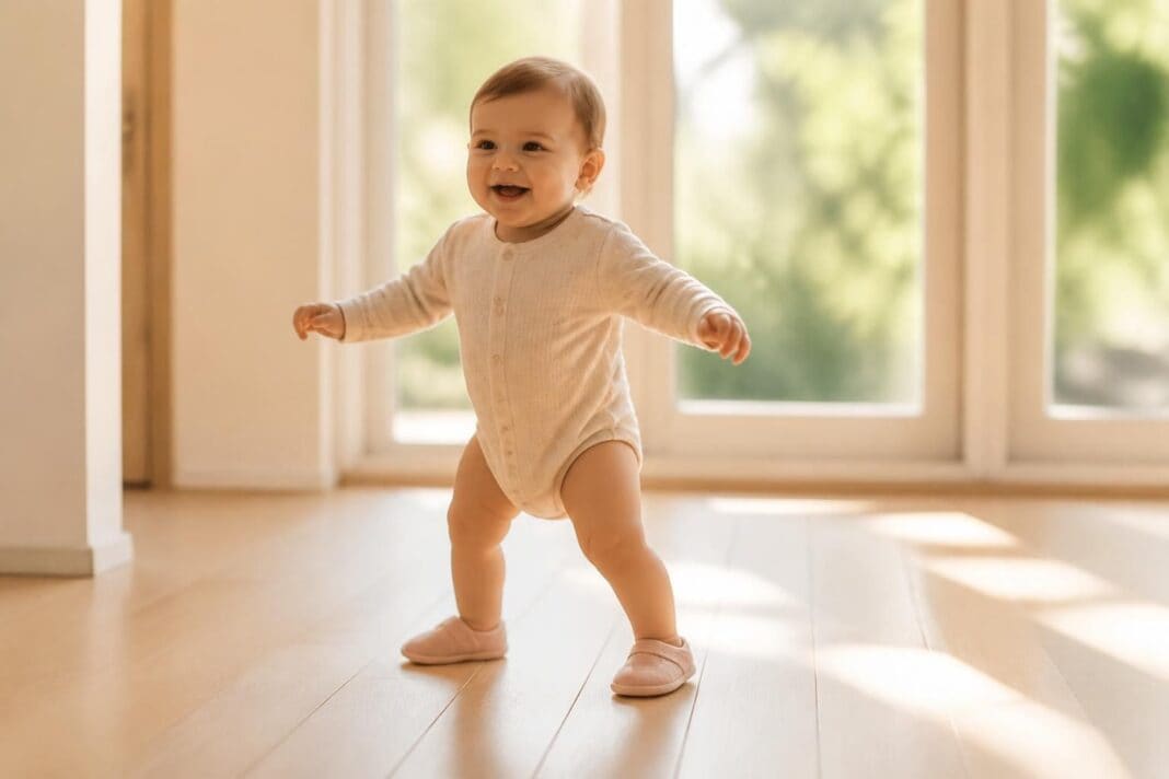 découvrez nos chaussons souples pour bébé, conçus pour accompagner ses premiers pas avec douceur et liberté, offrant confort et protection adaptés à ses petits pieds délicats.