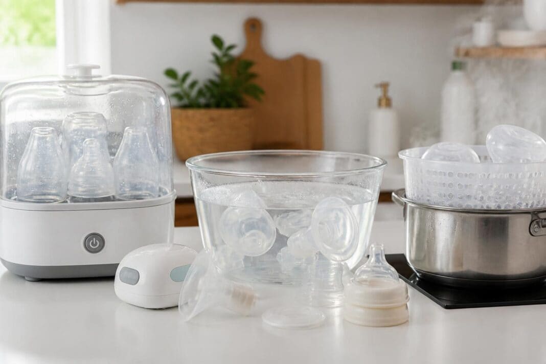 découvrez les méthodes efficaces et sûres pour stériliser votre tire-lait, garantissant hygiène et sécurité pour votre bébé.
