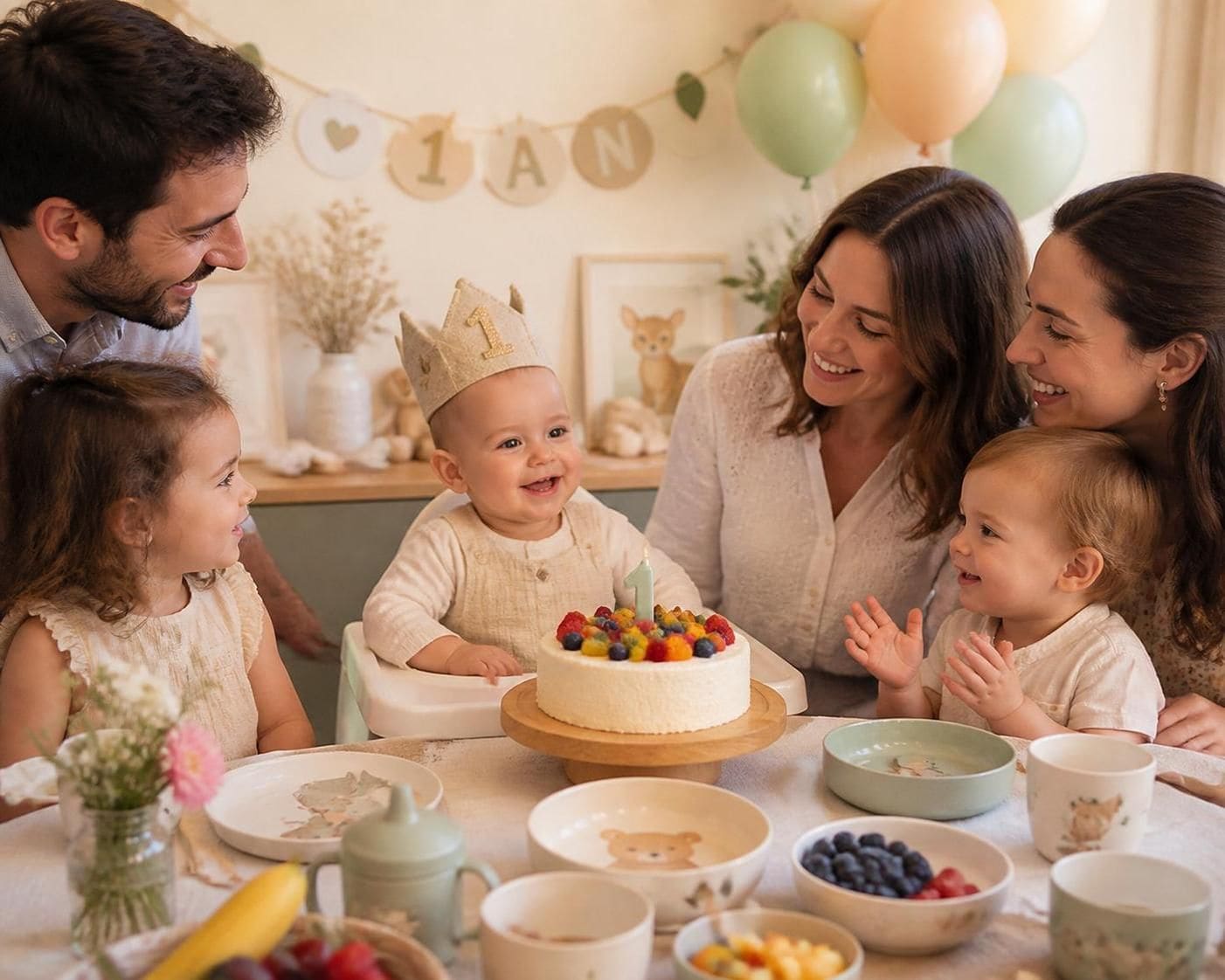 découvrez des recettes faciles et nutritives spécialement conçues pour célébrer le premier anniversaire de votre bébé avec des plats sains et savoureux.