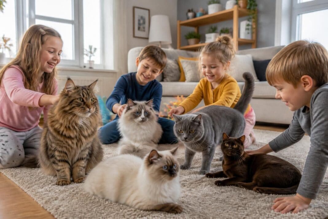 découvrez le top 5 des races de chats les plus adaptées aux familles avec enfants, alliant douceur, patience et convivialité pour un compagnon parfait.