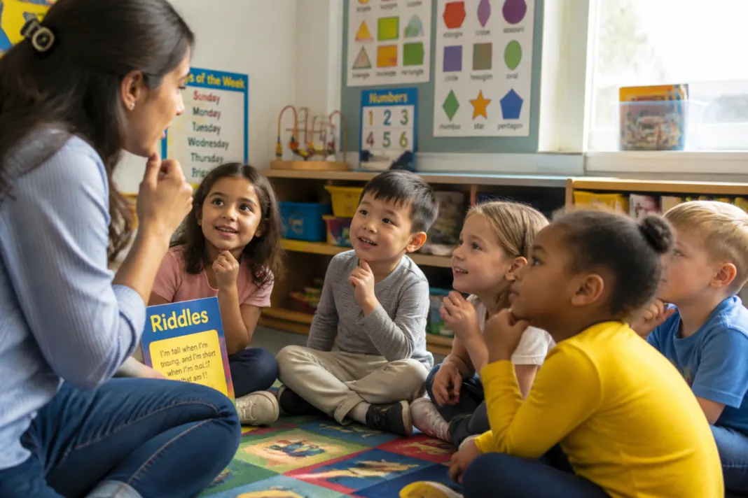 Comment les devinettes favorisent le développement du langage et de la logique chez les enfants en maternelle