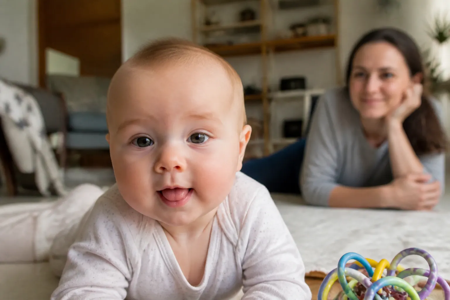 Pourquoi bébé claque-t-il la langue et quand faut-il s’inquiéter