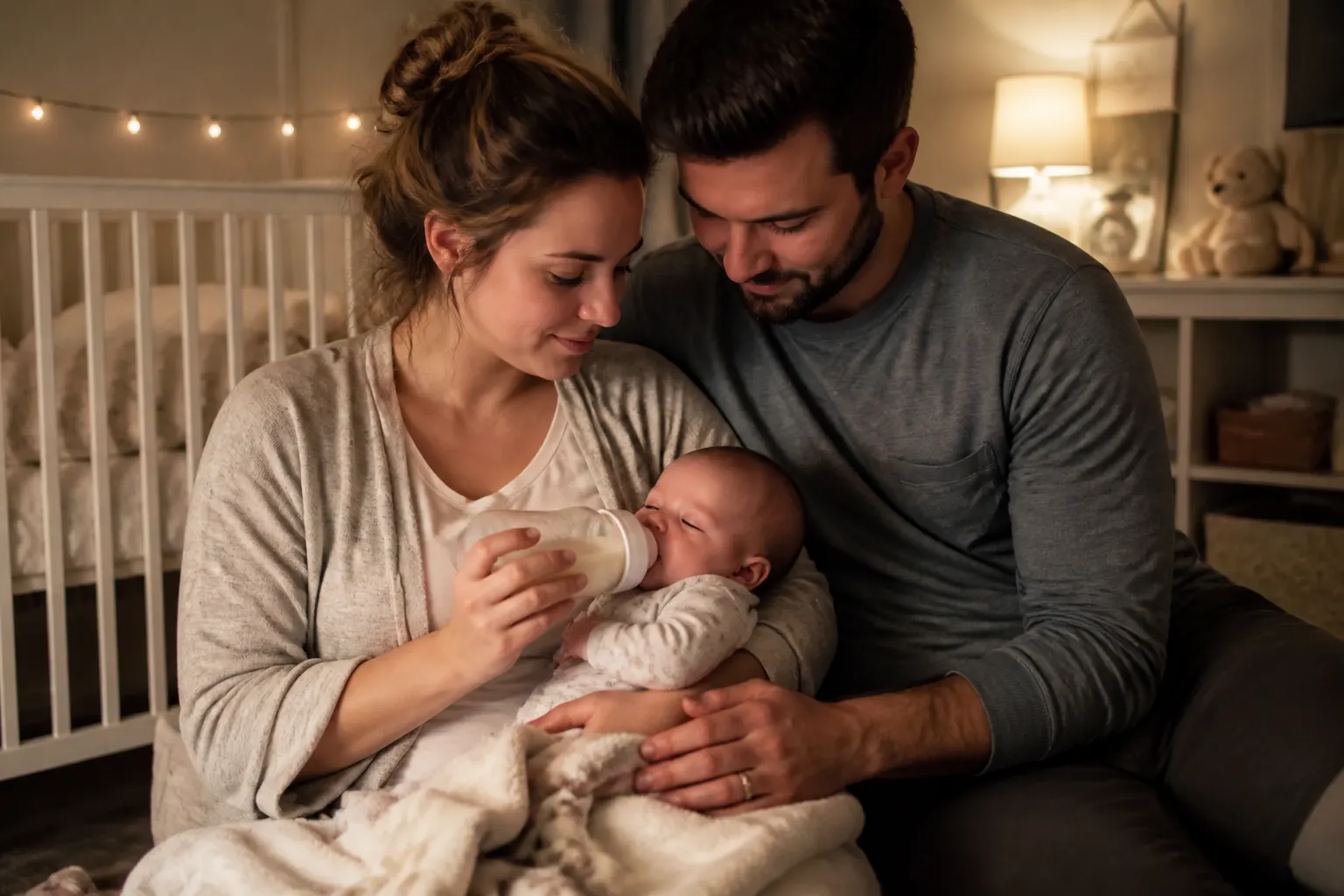 Pourquoi bébé se réveille souvent après le biberon et comment y remédier