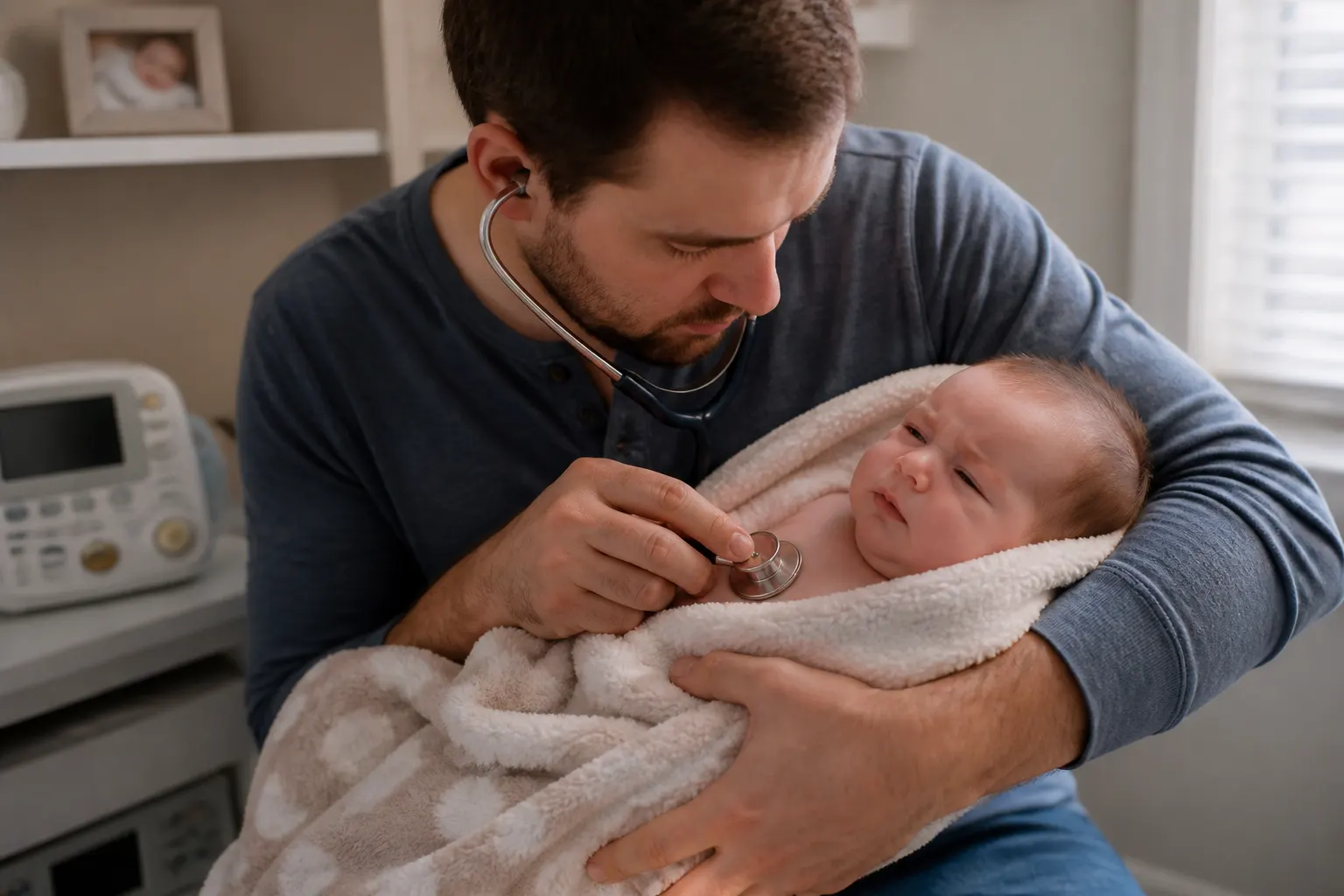 Quand les bruits respiratoires du bébé indiquent un problème de santé
