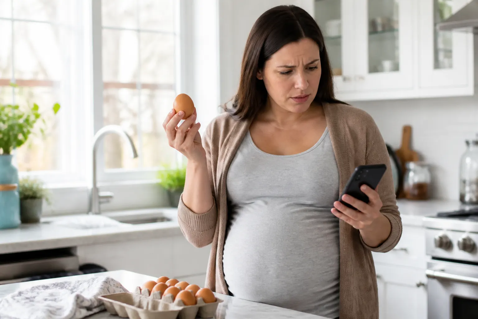 Œuf cru et grossesse : que faire en cas d’ingestion accidentelle