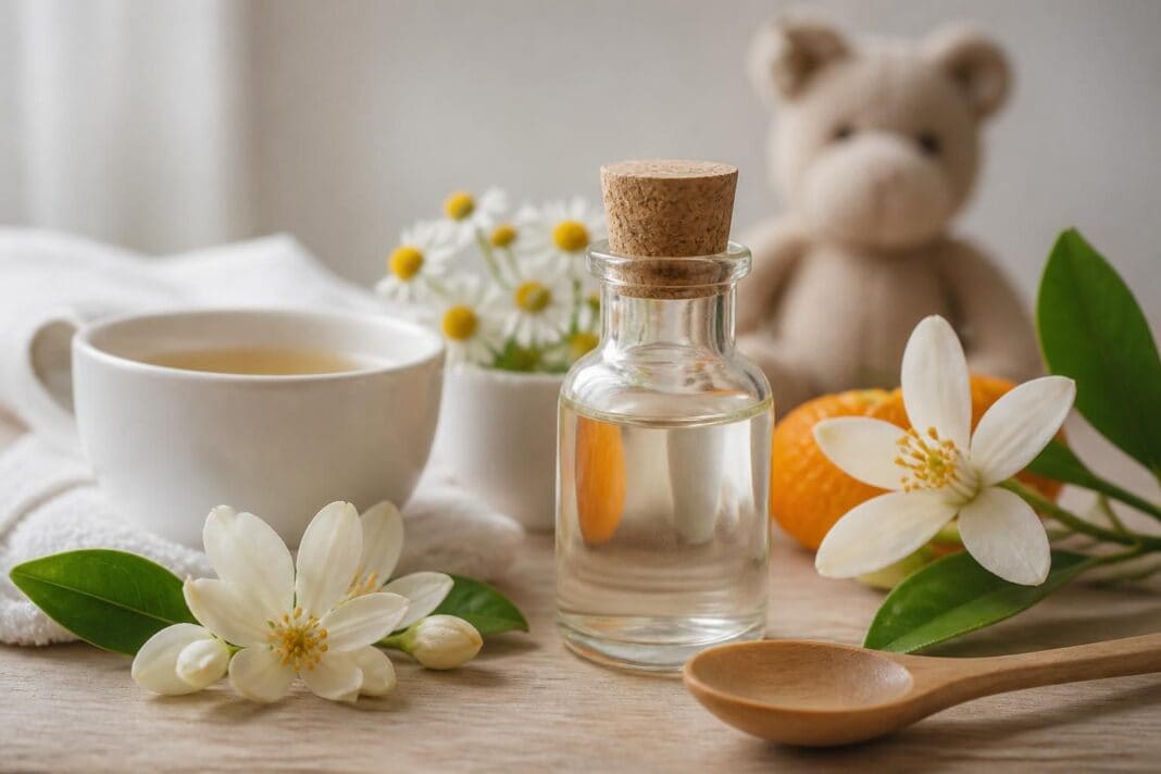 découvrez comment l'eau de fleur d’oranger et d'autres remèdes naturels peuvent apaiser le reflux chez bébé en douceur et en toute sécurité.