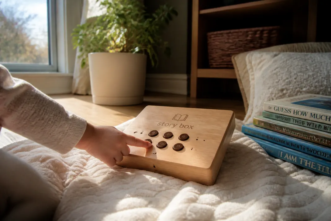 "Boîte à histoires pour enfant : comment créer un rituel d’imagination à la maison"