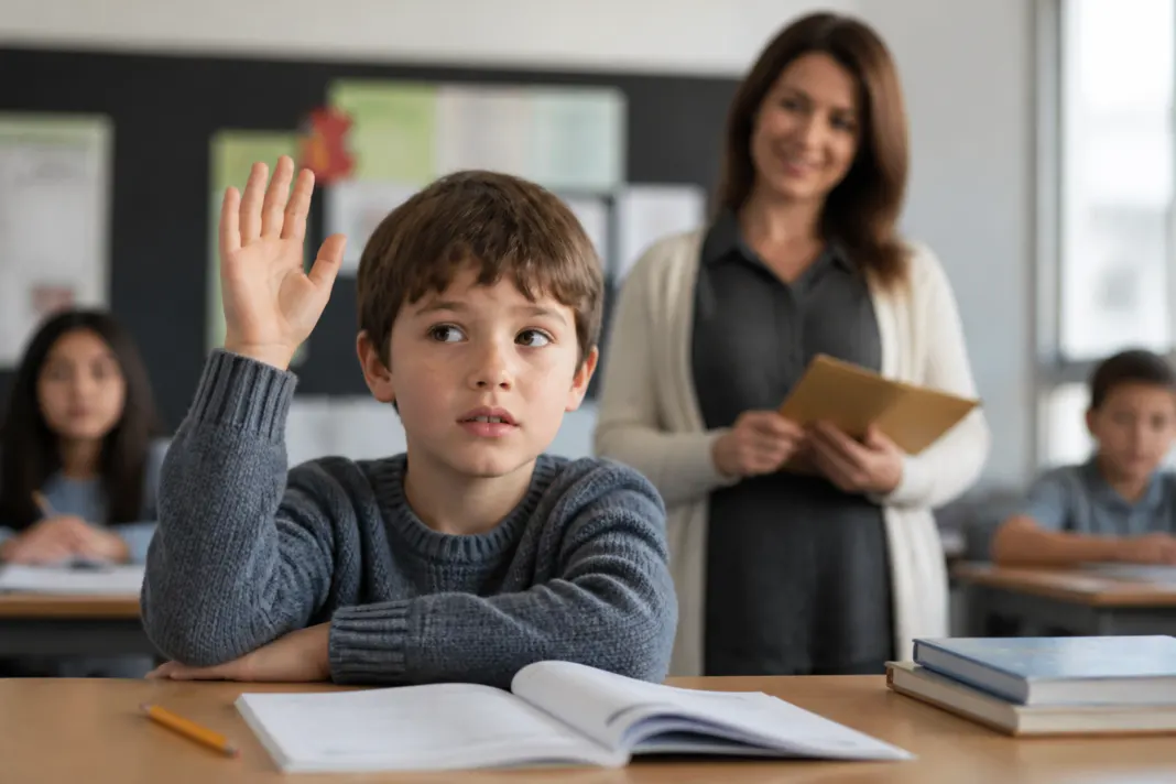 "Comment aider son enfant à prendre la parole en classe sans stress"