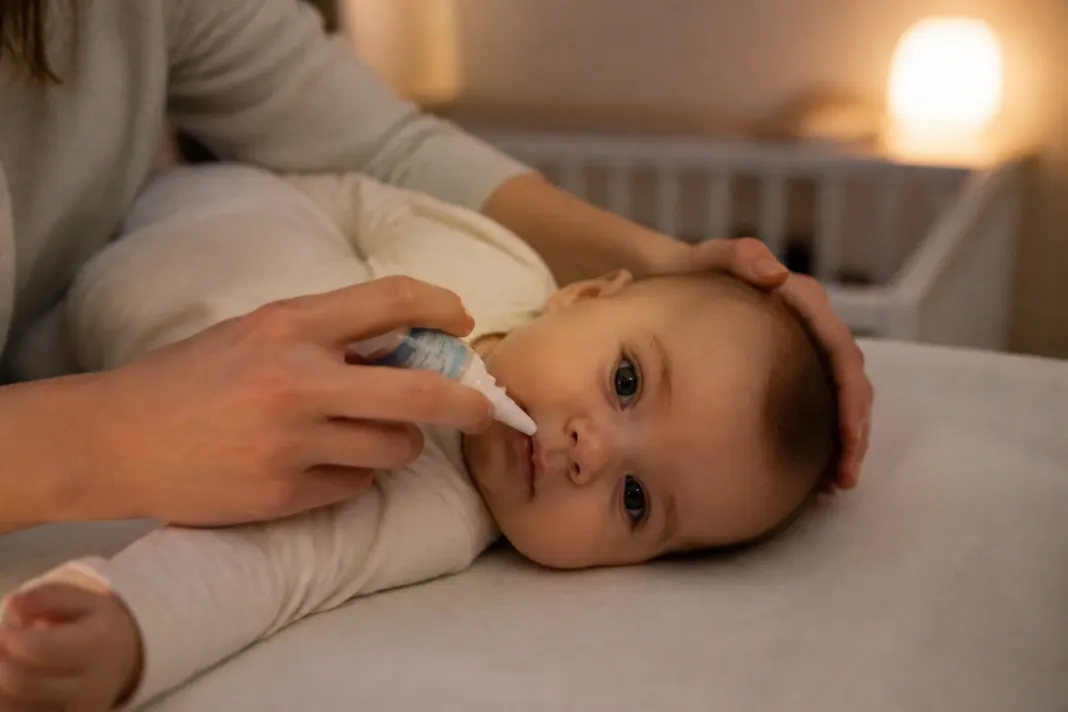 Nez bouché la nuit : 5 astuces pour que bébé dorme paisiblement