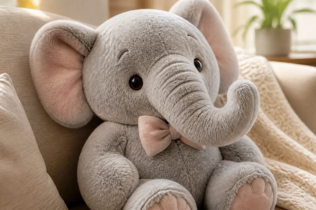 Peluche éléphant kawaii : le favori des amateurs de douceur