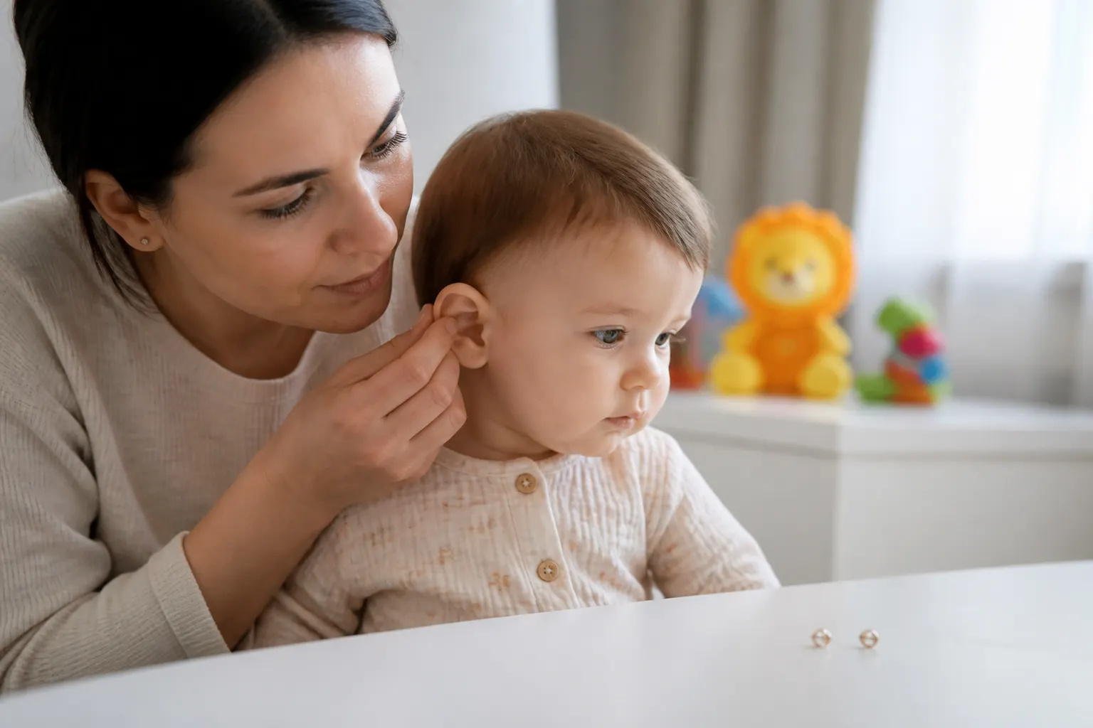 Percer les oreilles de bébé à 1 an : ce que les parents doivent savoir