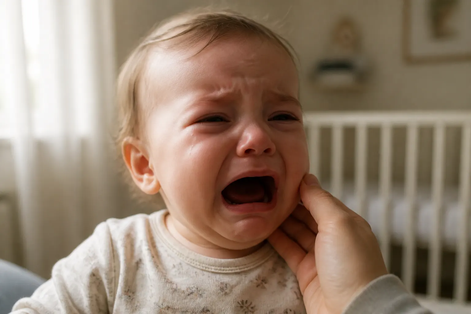 Pourquoi bébé a la voix cassée en pleurant : nos conseils