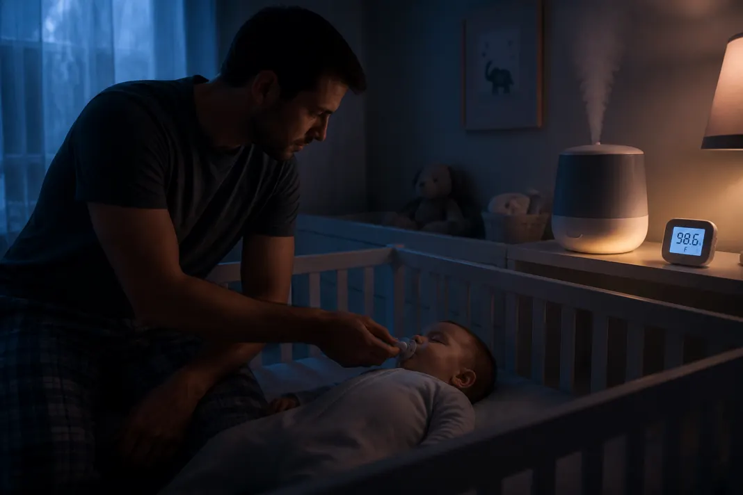 Toux nocturne chez bébé : causes et solutions pour des nuits paisibles